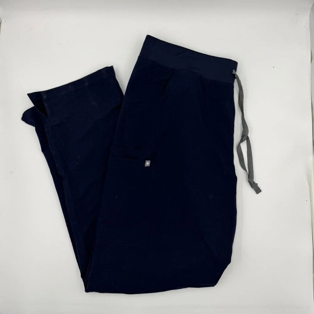 Figs Navy Blue Scrub Pants